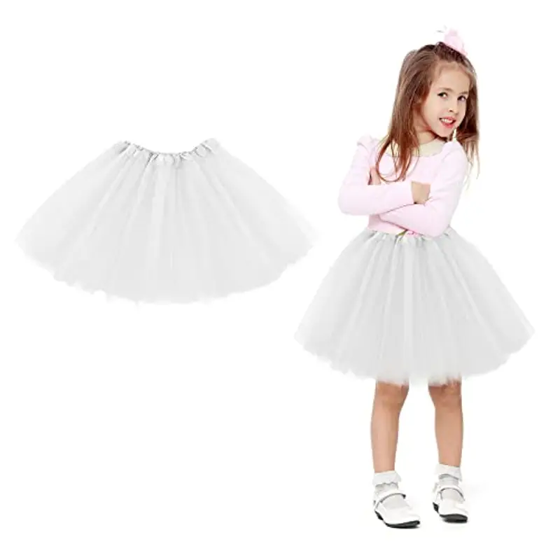 WLLHYF Tutù Gonna A 3 Strati, In Tulle, A Forma Di Stella, Per Balletto Per Bambini, Per Natale Feste Di Compleanno,