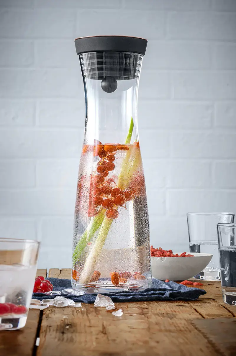 caraffa Basic 1 L Arancione miniatura 3