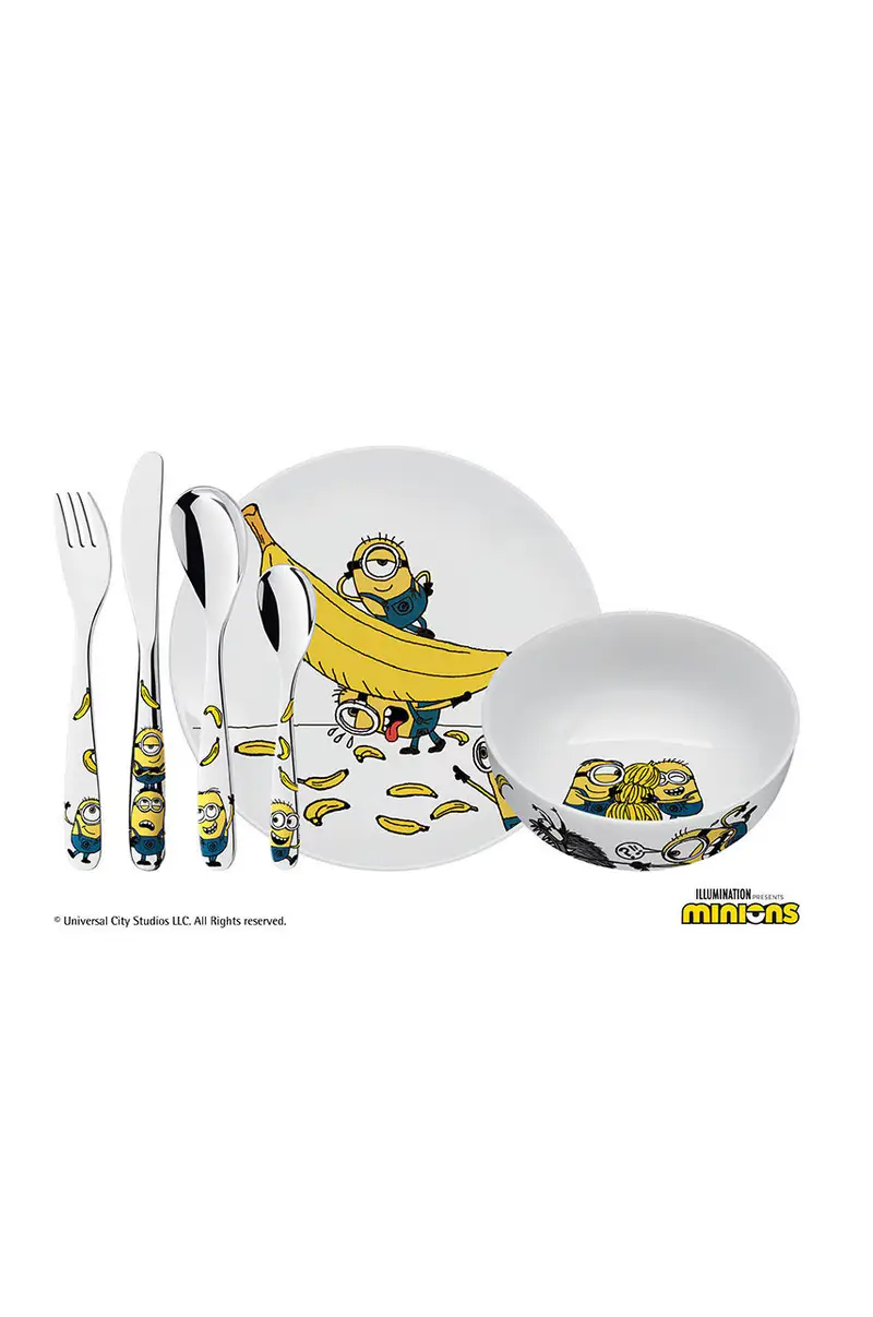 set pranzo bambino/a Minionki (6-pack) Multicolore