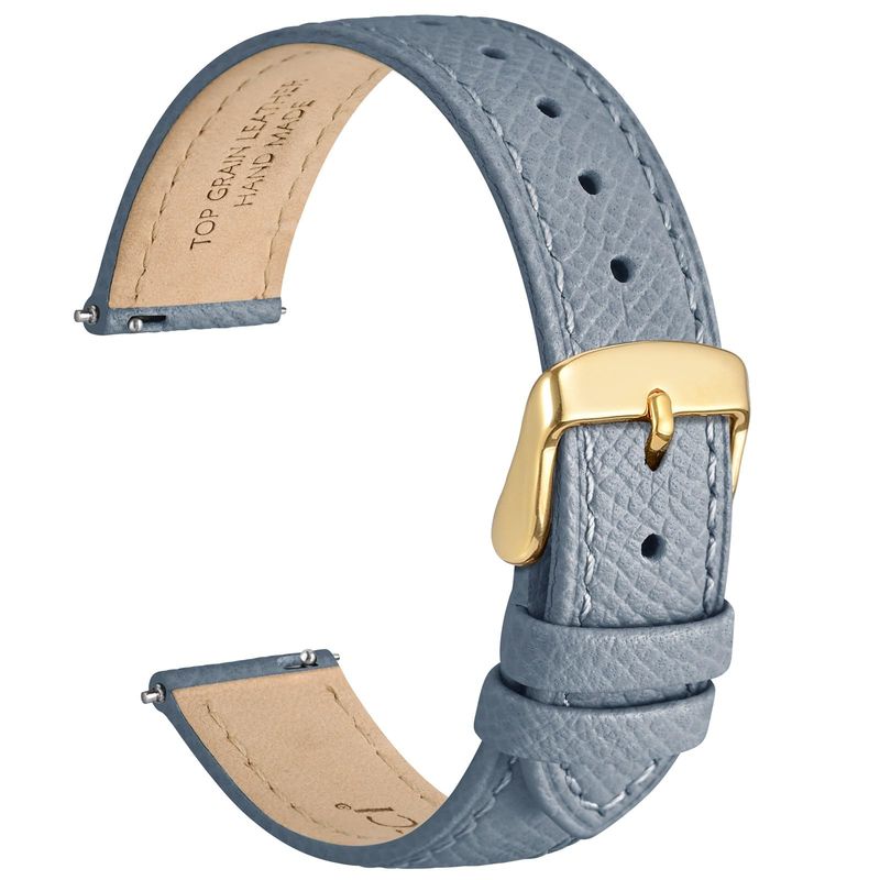 WOCCI Cinturino Orologio Donna Pelle Nebbia Blu