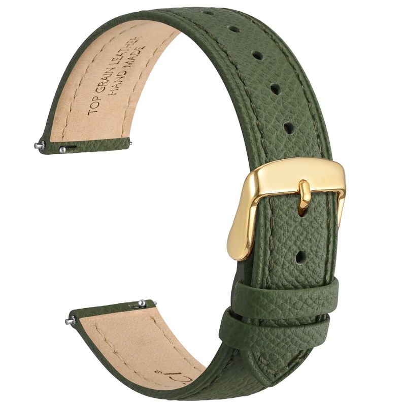 WOCCI Cinturino Orologio Donna 20mm Grace Pelle Verde