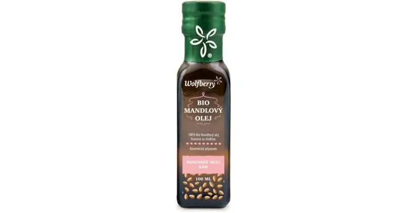 olio di mandorla Organic olio nutriente per viso, corpo e capelli 100 ml