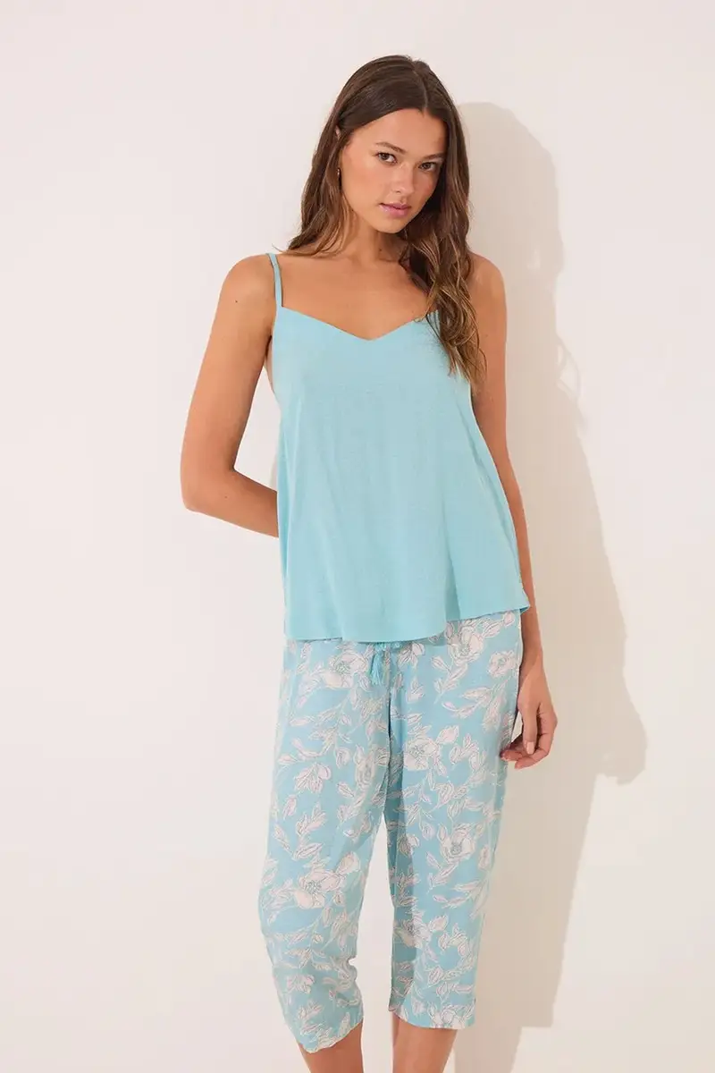 pigiama donna colore turchese 3592395 miniatura 5