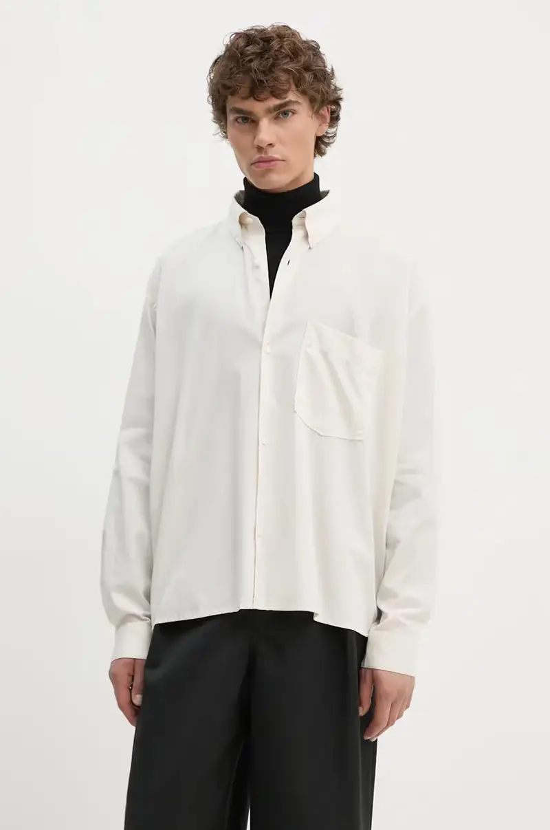 camicia in cotone Beige