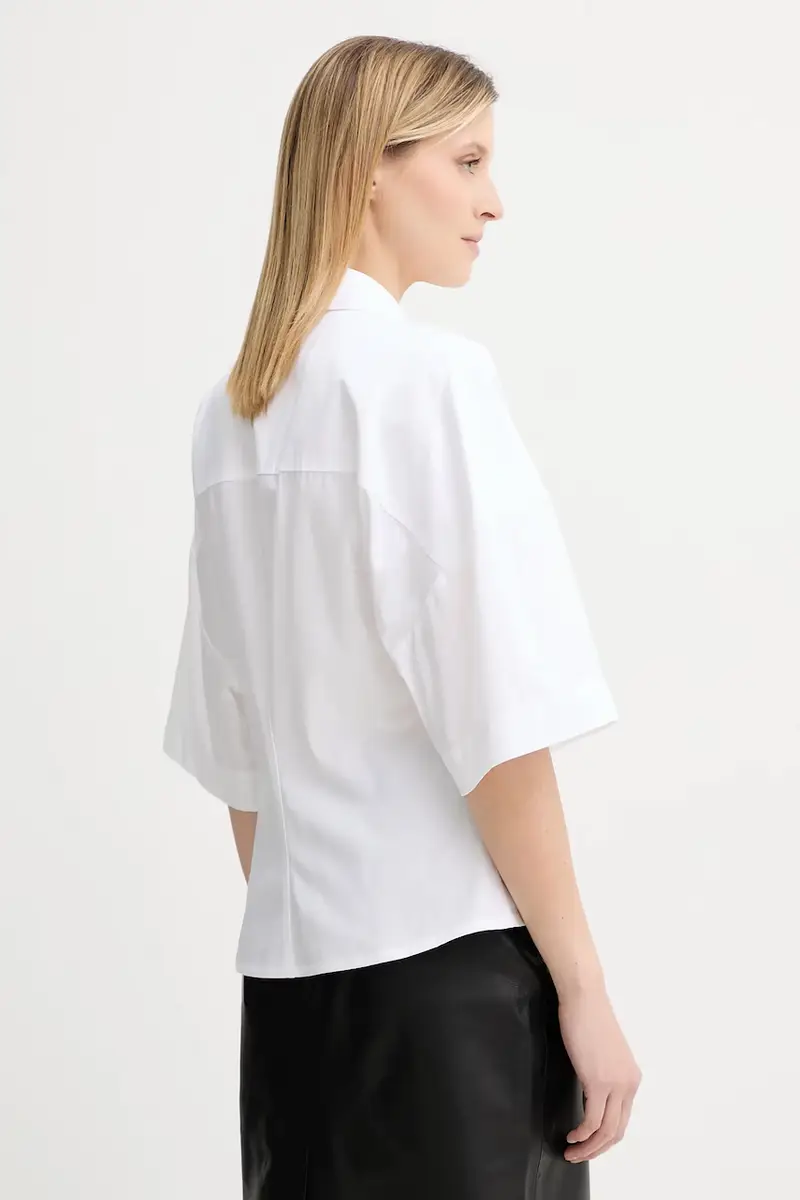 camicia in cotone donna colore bianco 3688-14287 miniatura 3