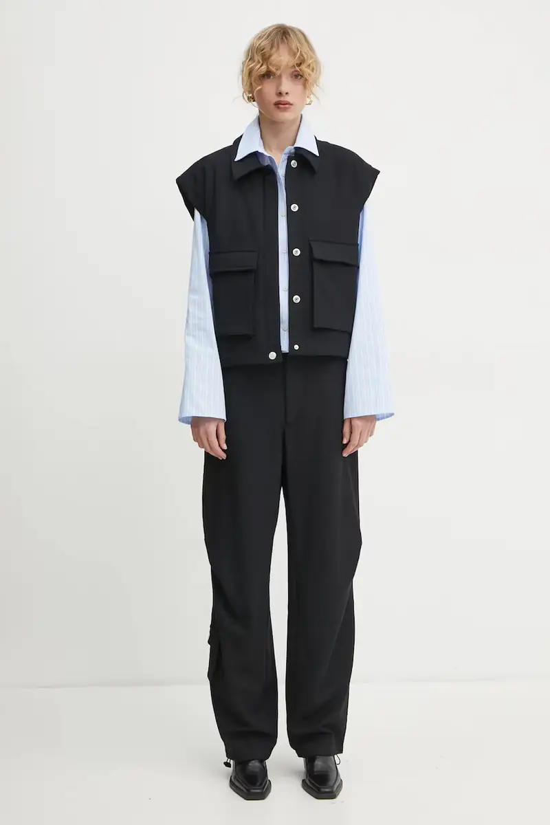 camicia in cotone donna colore blu 3367-14268 miniatura 2