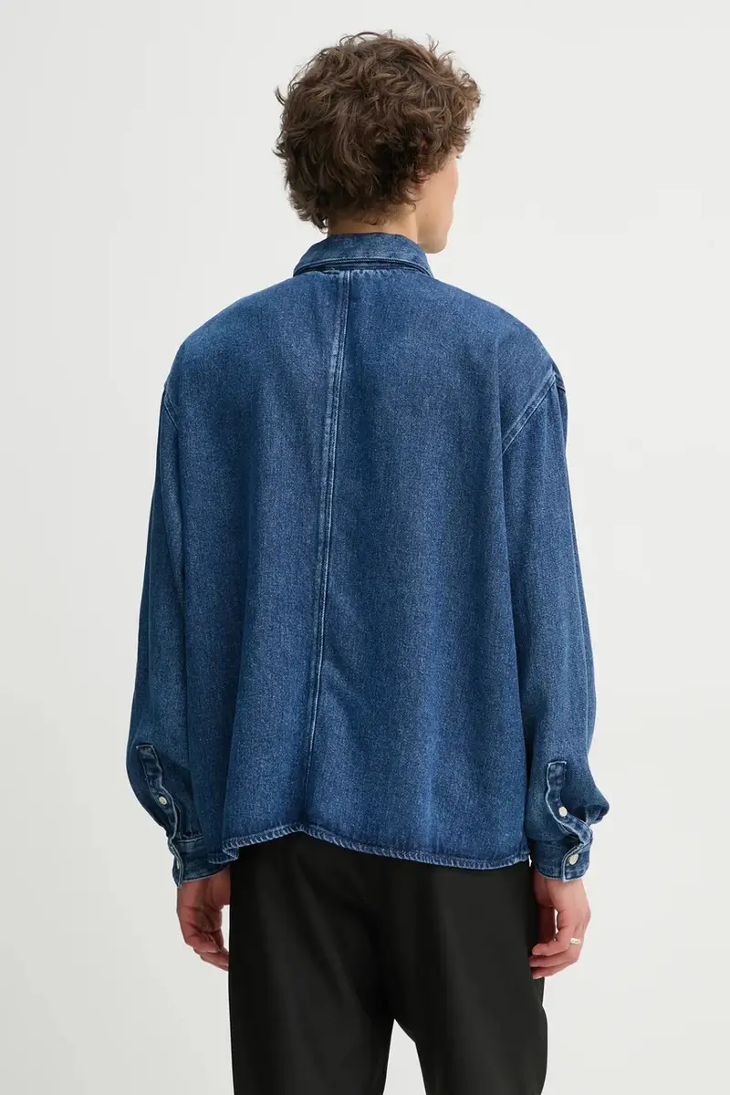 camicia uomo colore blu navy 3621-15162 miniatura 4