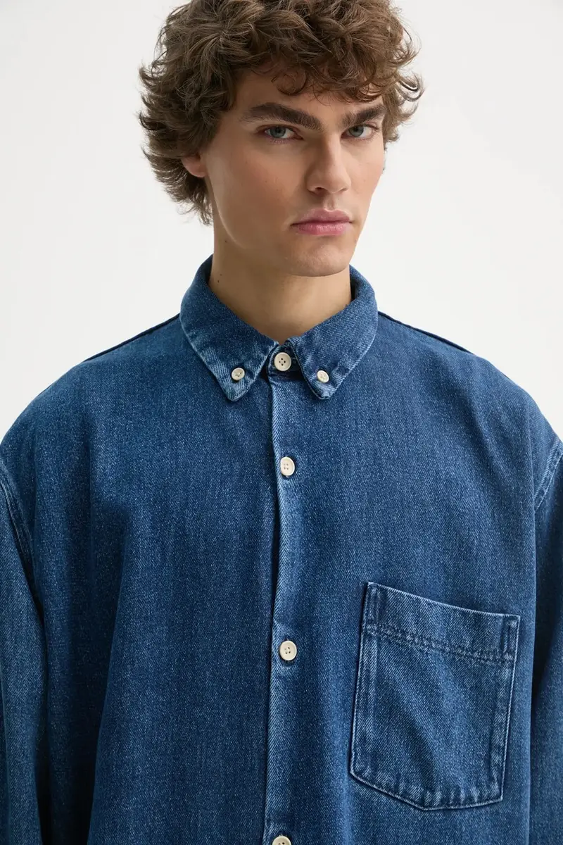 camicia uomo colore blu navy 3621-15162 miniatura 5