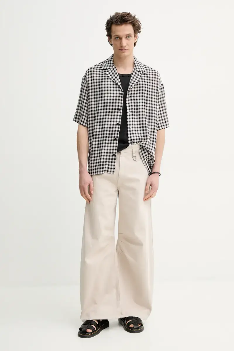 camicia uomo colore nero 3551-14274 miniatura 2