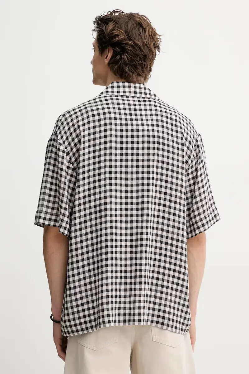 camicia uomo colore nero 3551-14274 miniatura 3