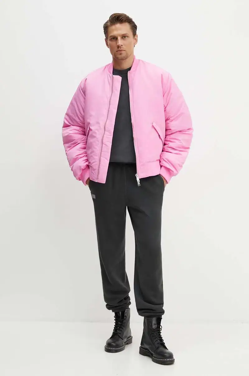 giacca bomber uomo colore rosa 3040-13033 miniatura 2