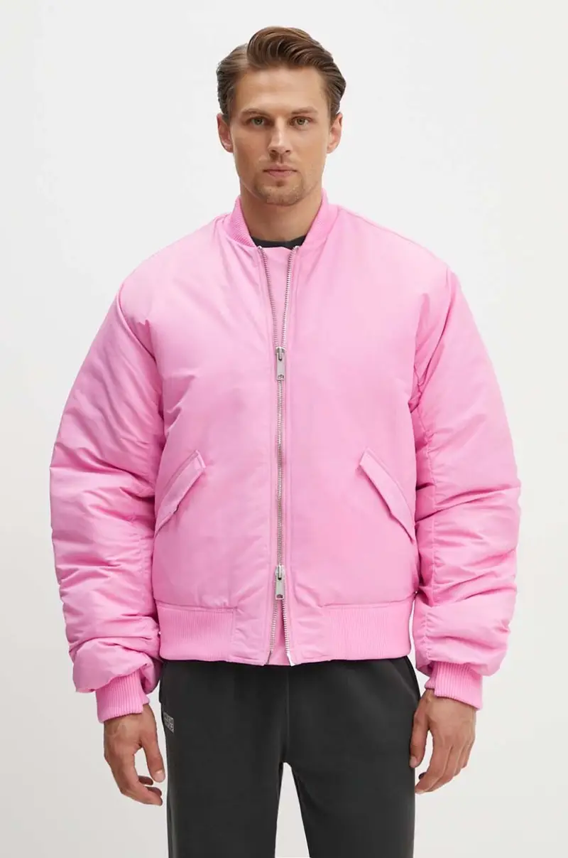 giacca bomber uomo colore rosa 3040-13033 miniatura 4