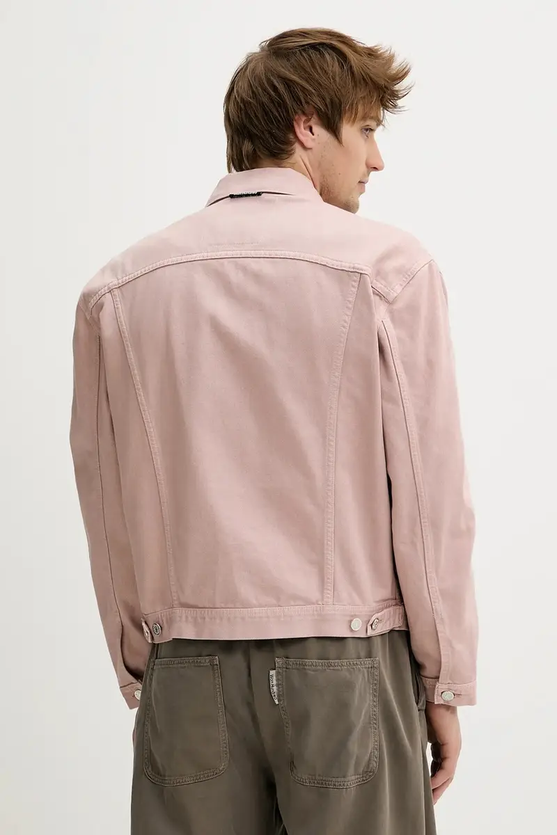 giacca di jeans colore arancione 3567-13055 miniatura 4