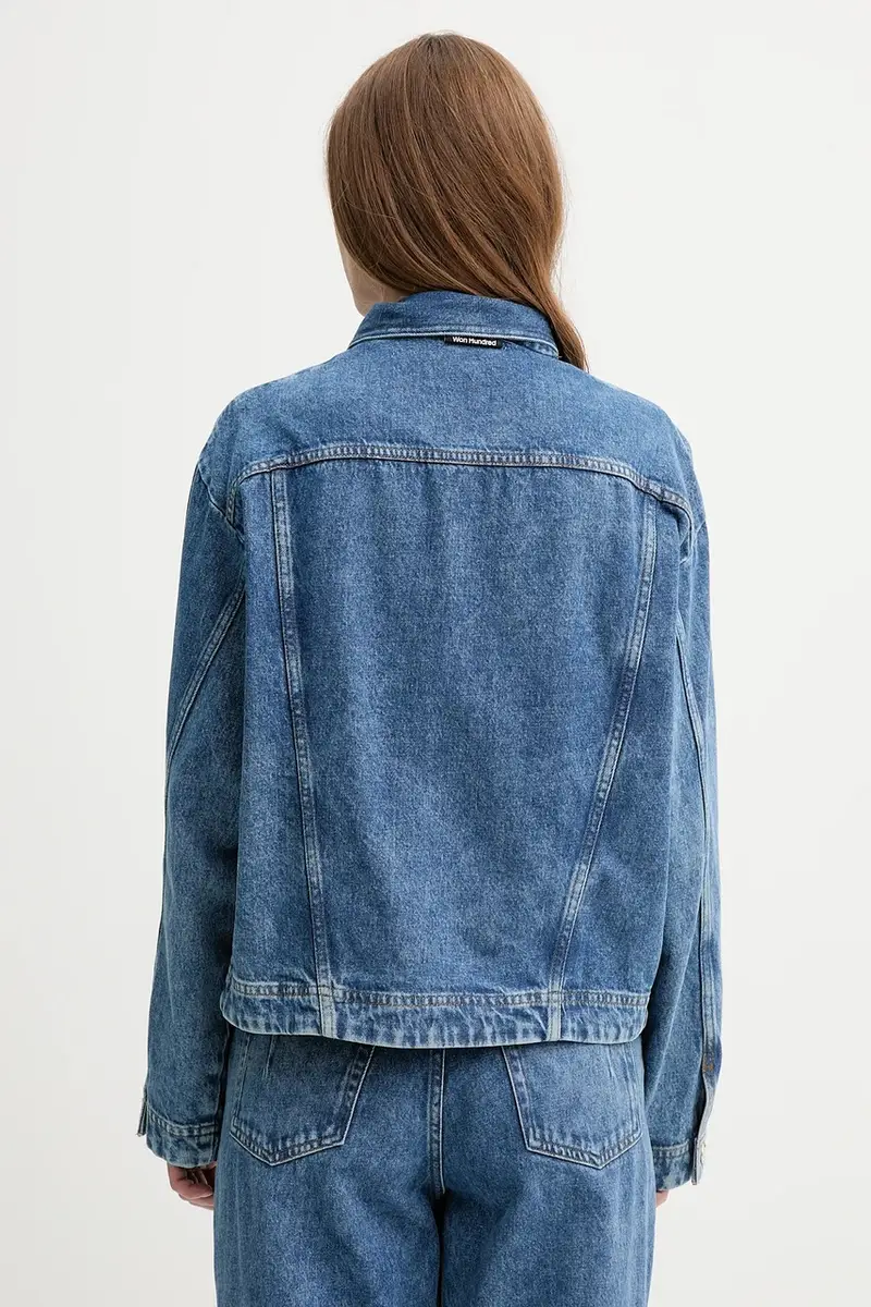 giacca di jeans colore blu 3498-15166 miniatura 3