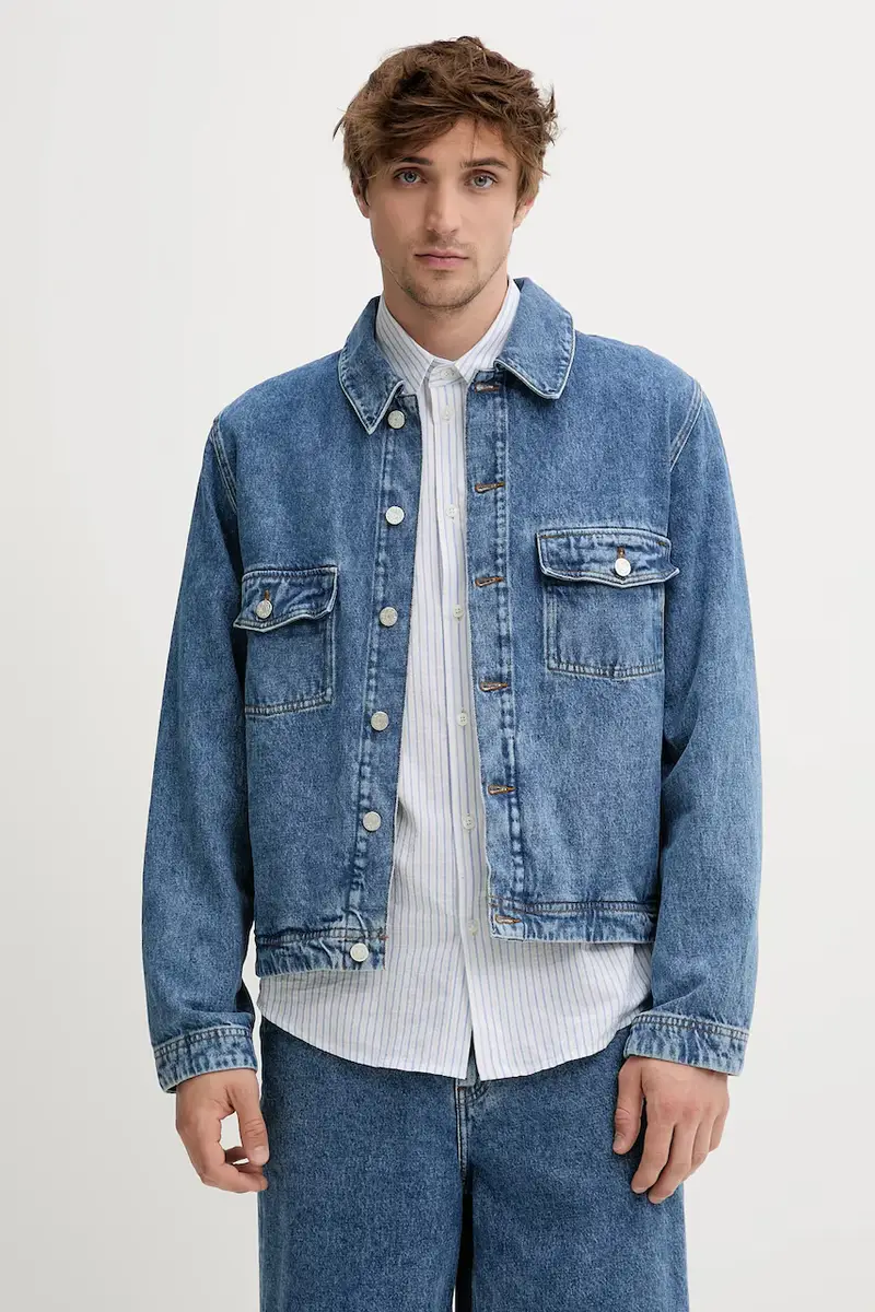 giacca di jeans colore blu 3565-15166