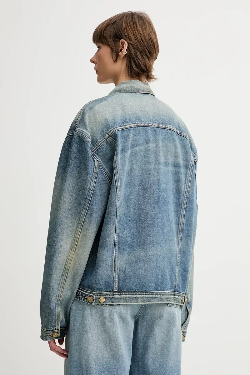 giacca di jeans colore blu 3569-15028 miniatura 5