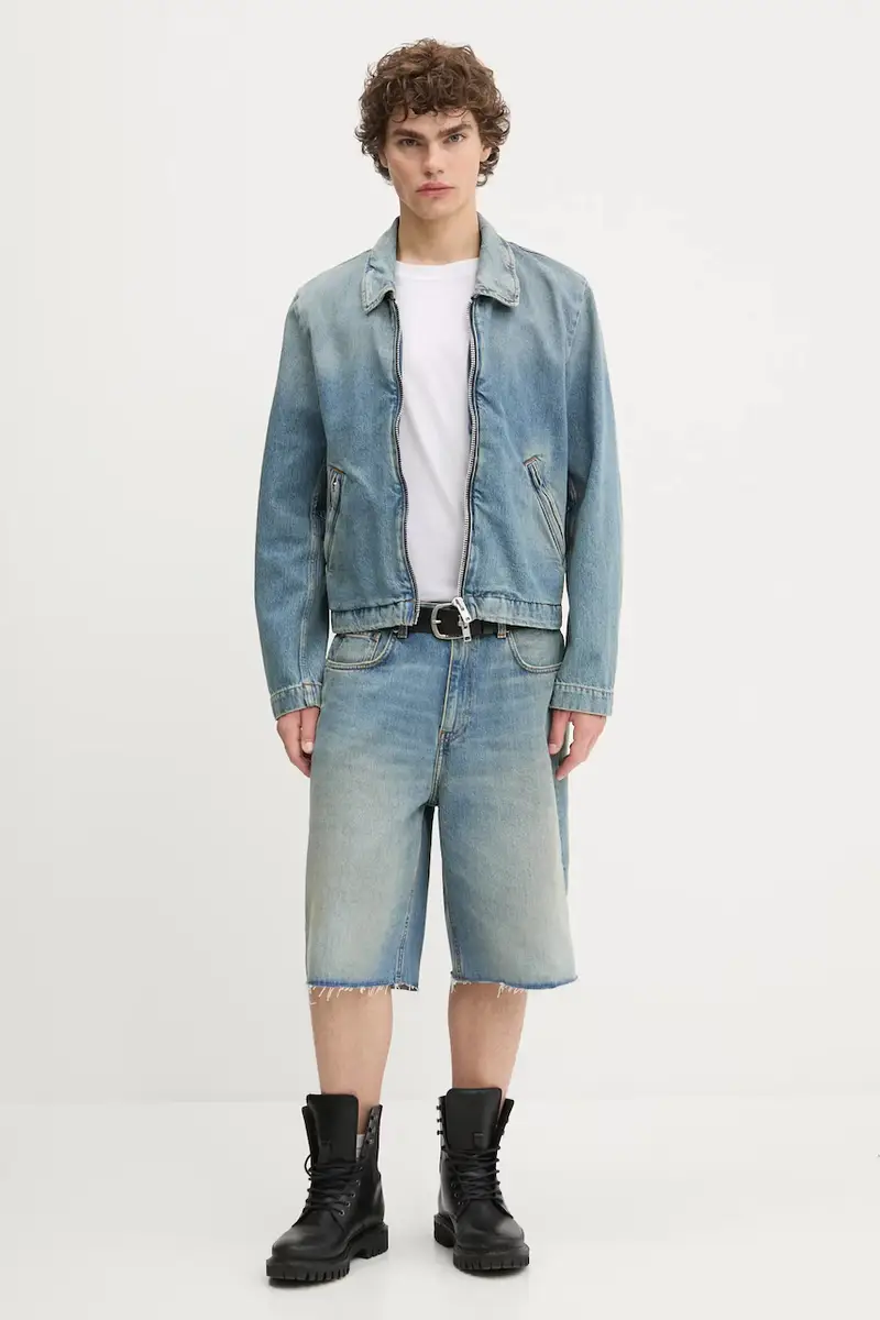 giacca di jeans colore blu 3753-15028 miniatura 2