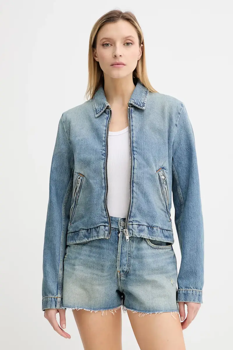 giacca di jeans colore blu 3754-15028