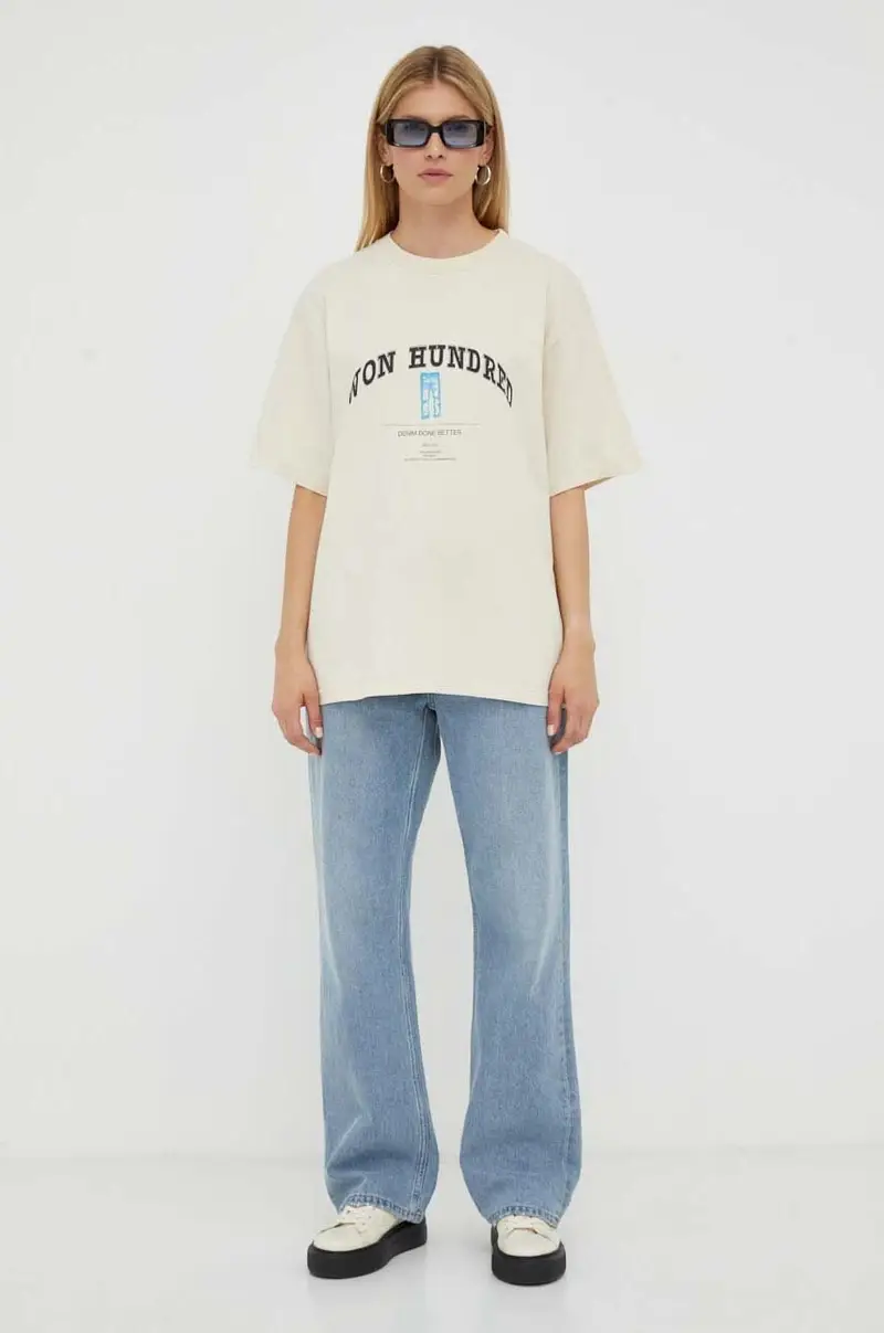 Won Hundred Jeans Donna Blu 3579650 miniatura 2