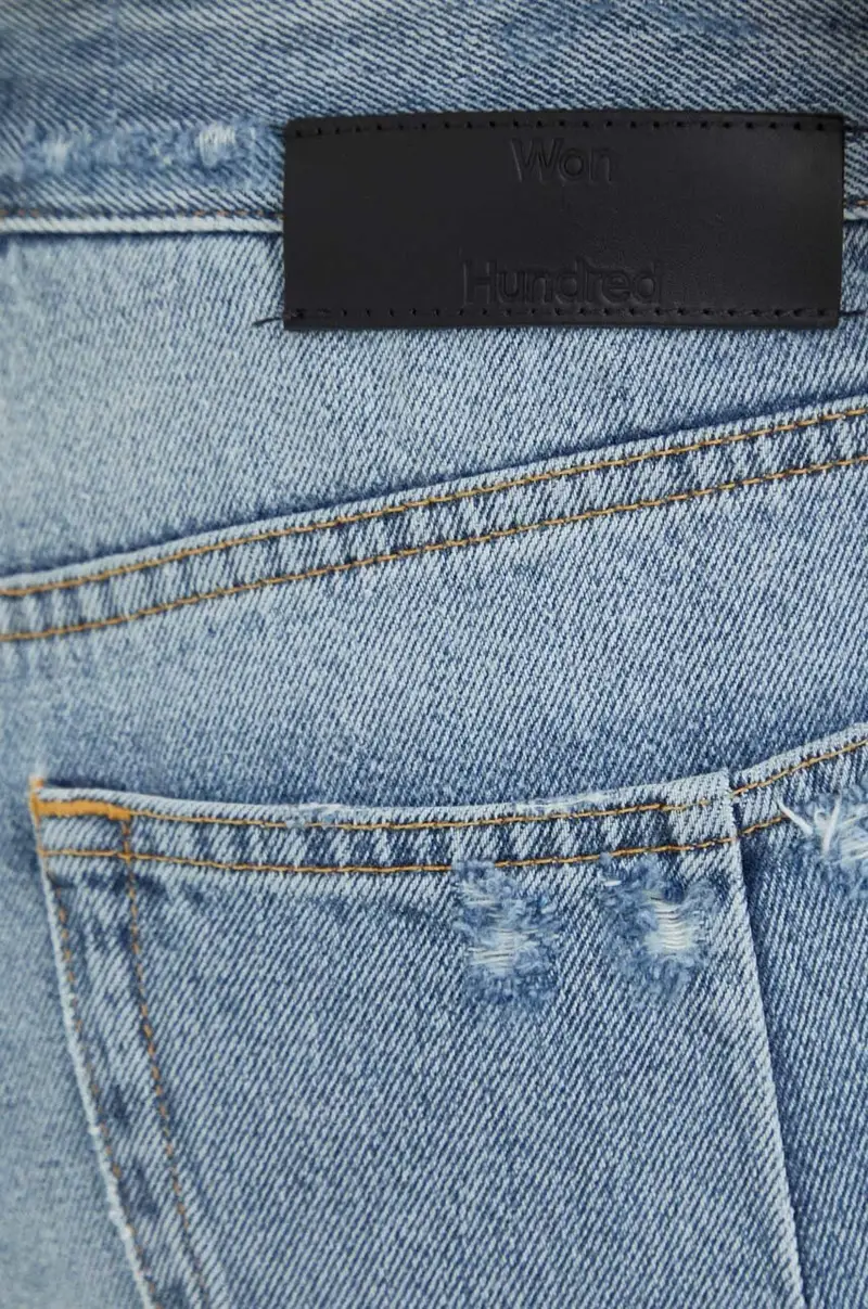 Won Hundred Jeans Donna Blu 3579650 miniatura 4