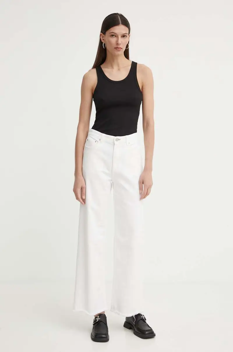 Won Hundred Jeans Donna Bianco 3576728 miniatura 2