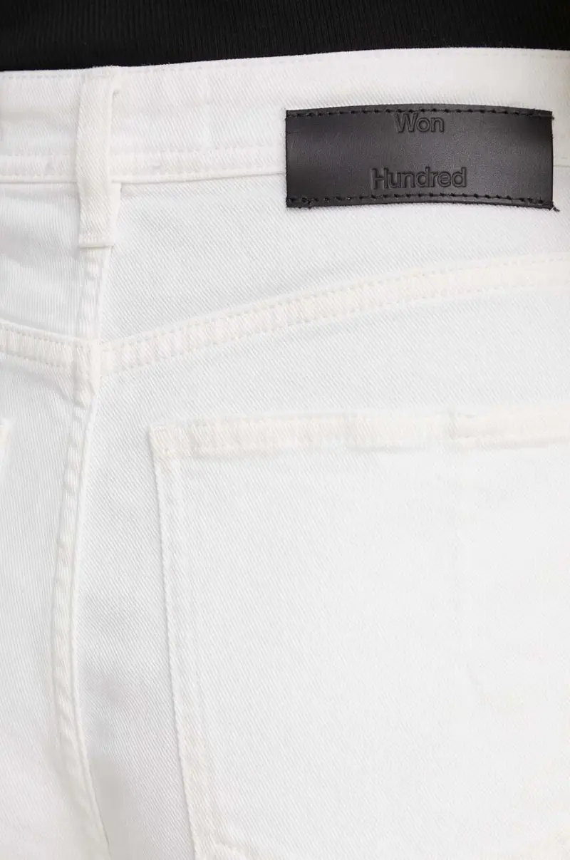 Won Hundred Jeans Donna Bianco 3576728 miniatura 4