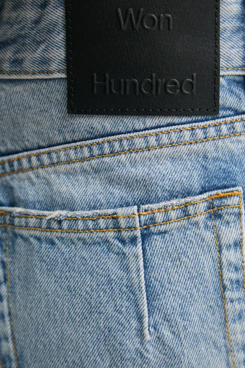 Won Hundred Jeans Donna Blu 3312276 miniatura 4