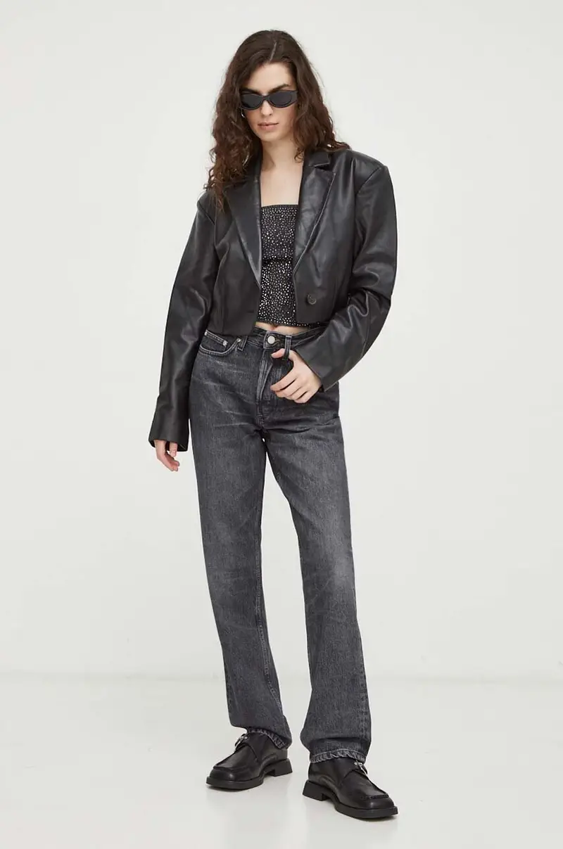 Won Hundred Jeans Donna Grigio 3608980 miniatura 2