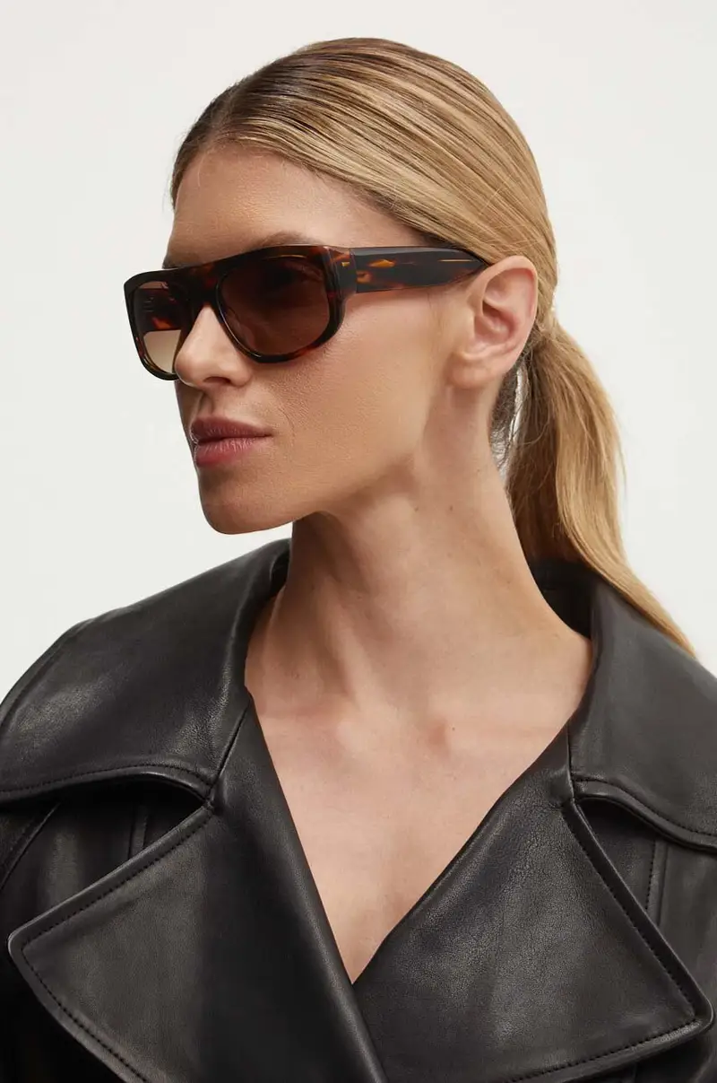 occhiali da sole colore marrone 3327-17031 miniatura 2