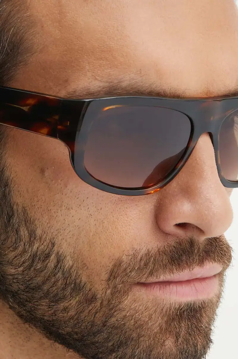 occhiali da sole colore marrone 3327-17031 miniatura 3