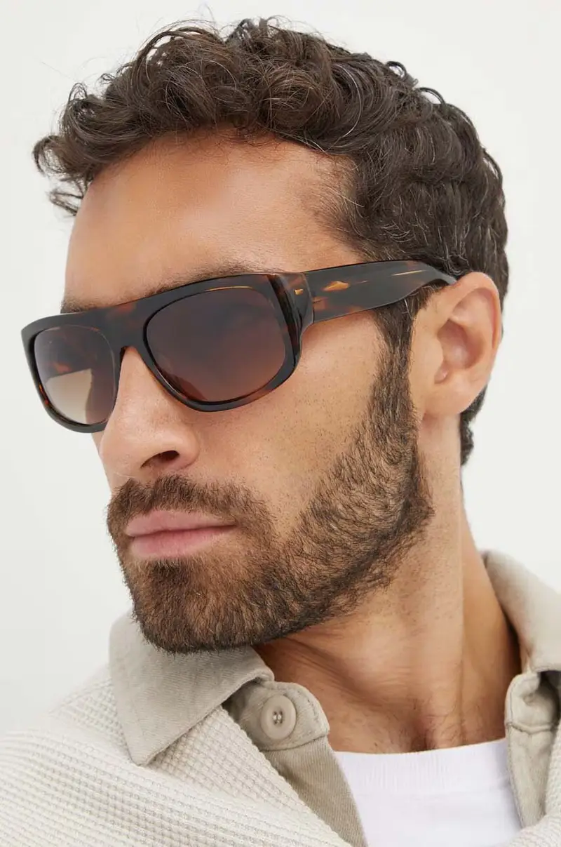 occhiali da sole colore marrone 3327-17031