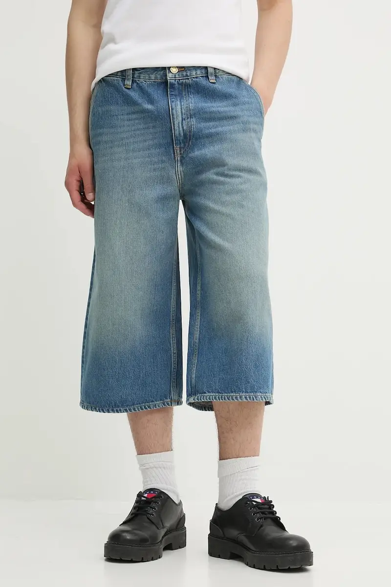 pantaloncini di jeans colore blu 3572-15028