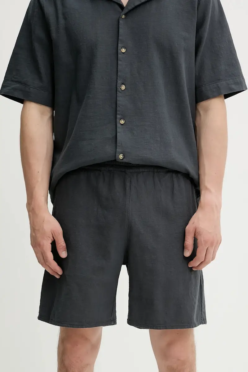 pantaloncini in cotone uomo colore grigio 3561-14234