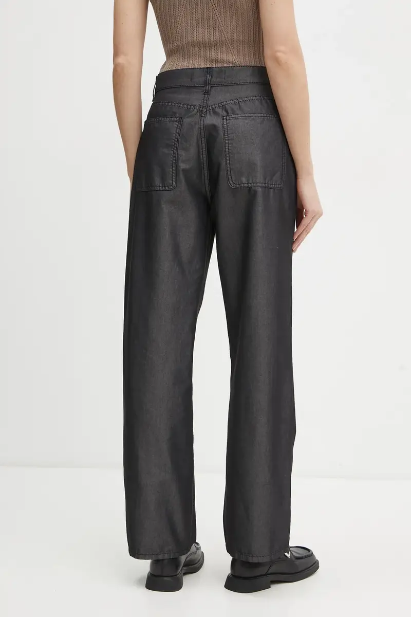 pantaloni donna colore nero 3365-13038 miniatura 3