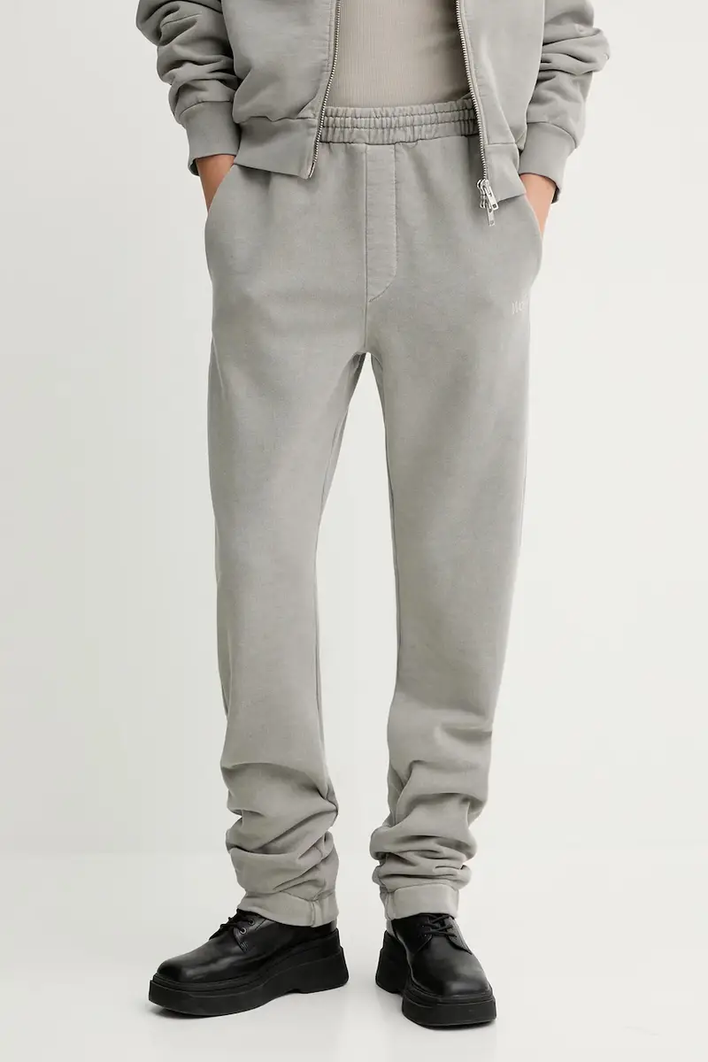 pantaloni tuta di cotone donna colore grigio 3693-12082