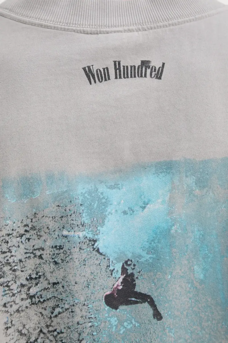 t-shirt in cotone colore grigio 3690-12071 miniatura 5