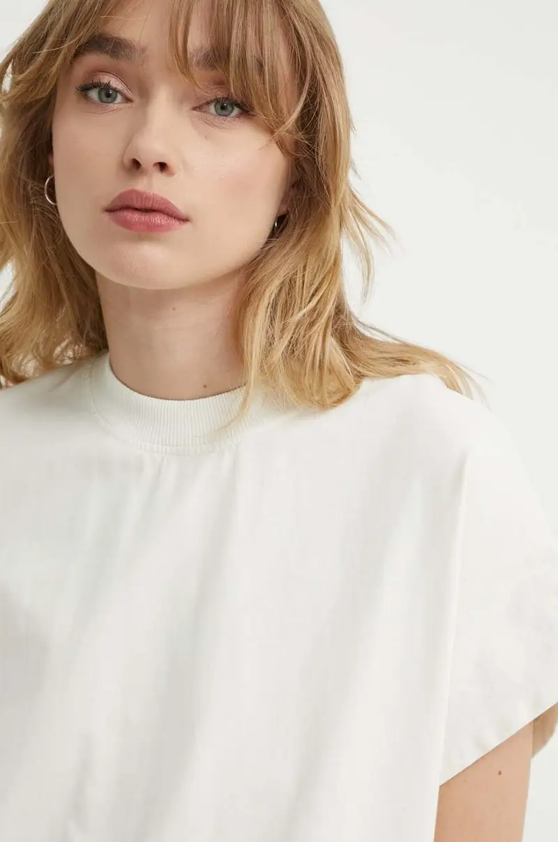 Won Hundred T-shirt Donna Beige 3120920 miniatura 4