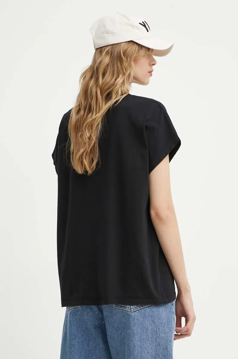 Won Hundred T-shirt Donna Nero 3149860 miniatura 3