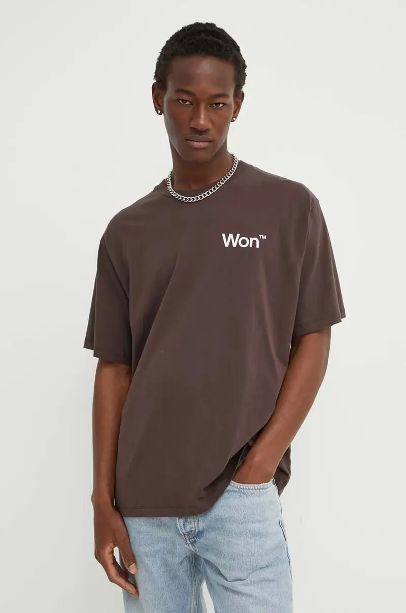 Won Hundred T-shirt Uomo Marrone 3617935