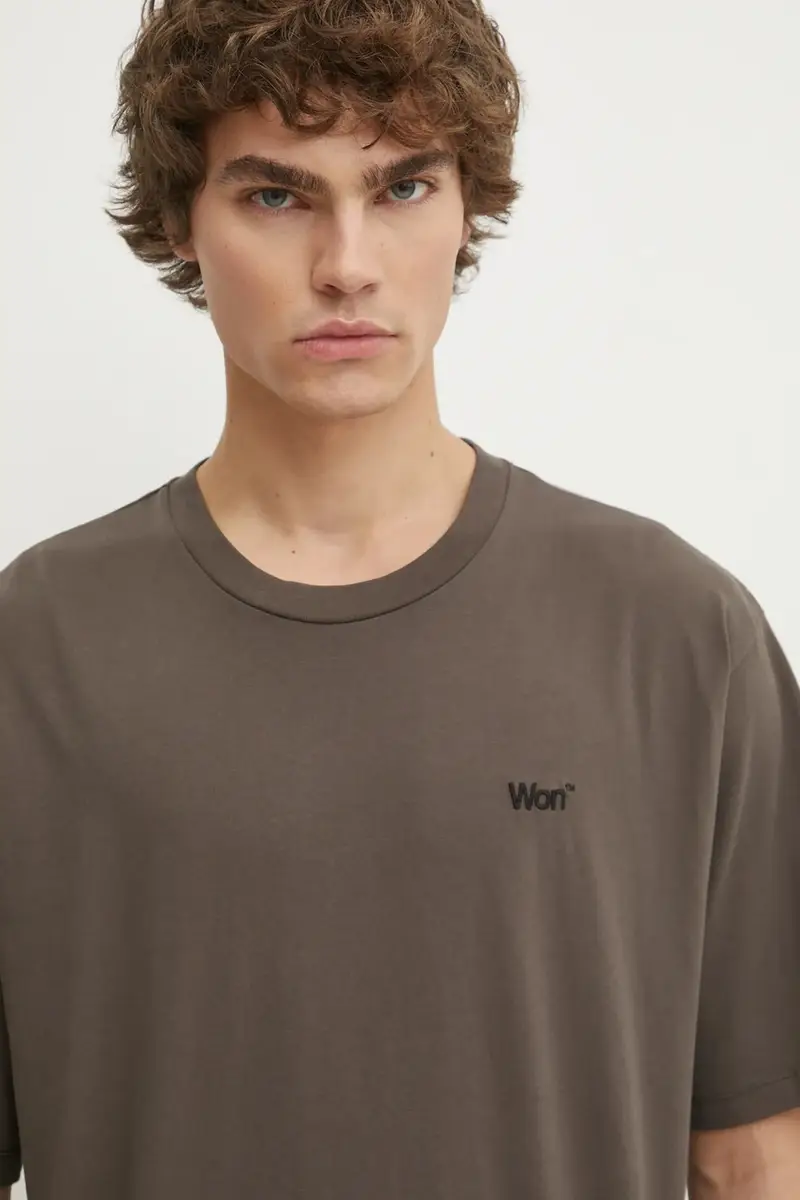 Won Hundred T-shirt Uomo Marrone 3325601 miniatura 5