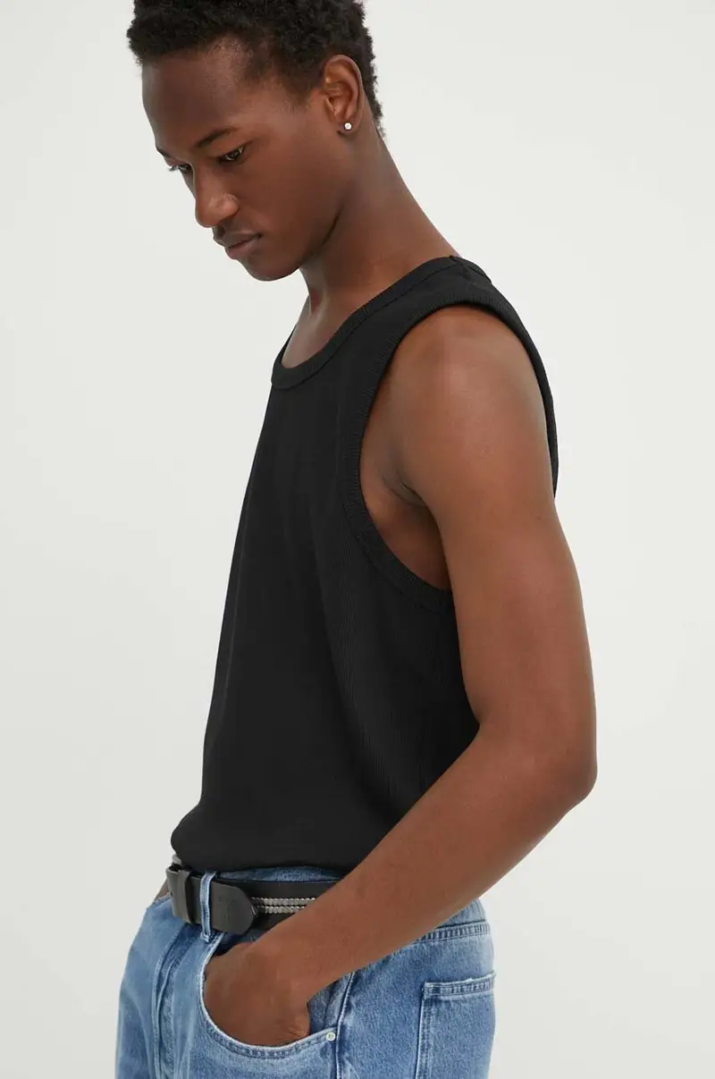 Won Hundred T-shirt Uomo Nero 3149851 miniatura 4