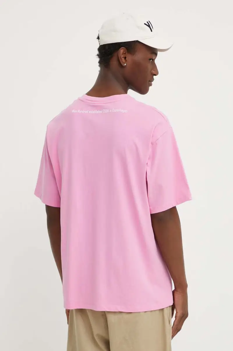Won Hundred T-shirt Uomo Rosa 3661981 miniatura 3