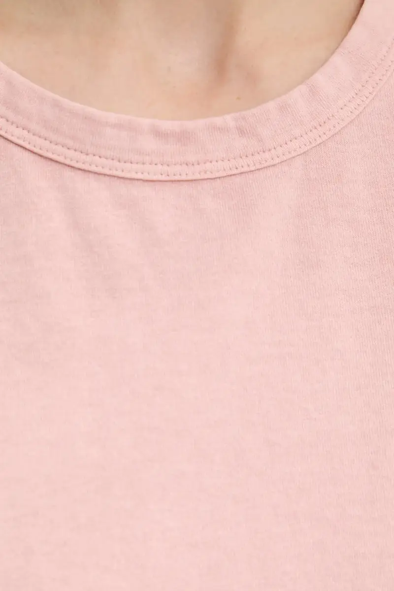 top in cotone colore arancione 3514-12086 miniatura 5