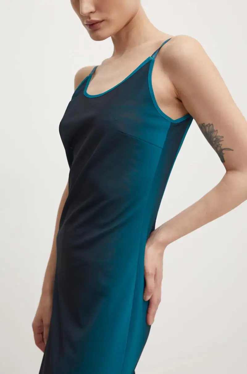 vestito colore turchese 3056-13034 miniatura 5