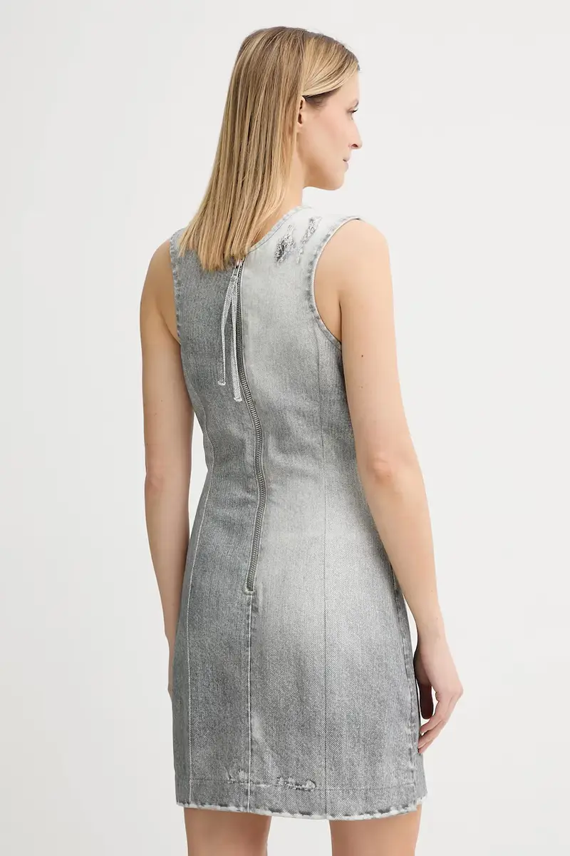 vestito di jeans colore grigio 3679-15049 miniatura 3