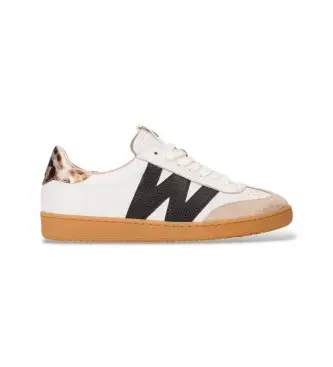 per donna AP-2001 Sneakers in pelle beige (36), Basso, Stringhe, Casual