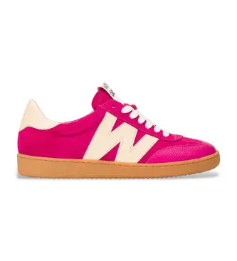 per donna AP-2001 Sneakers rosa Nubia (36), Basso, Stringhe, Casual Bianco