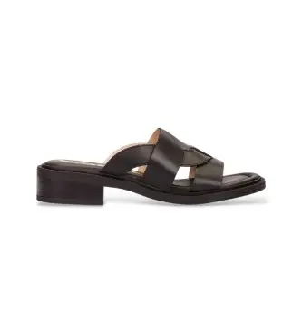 per donna B-9611 Sandali Black Wave (36), Pelle, Nero, 3 a 5cm, Nessuno, Casual
