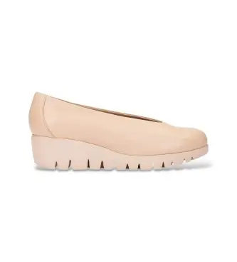 per donna C-33100 Mocassini in pelle beige Fly (36), 3 a 5cm, Nessuno, Casual