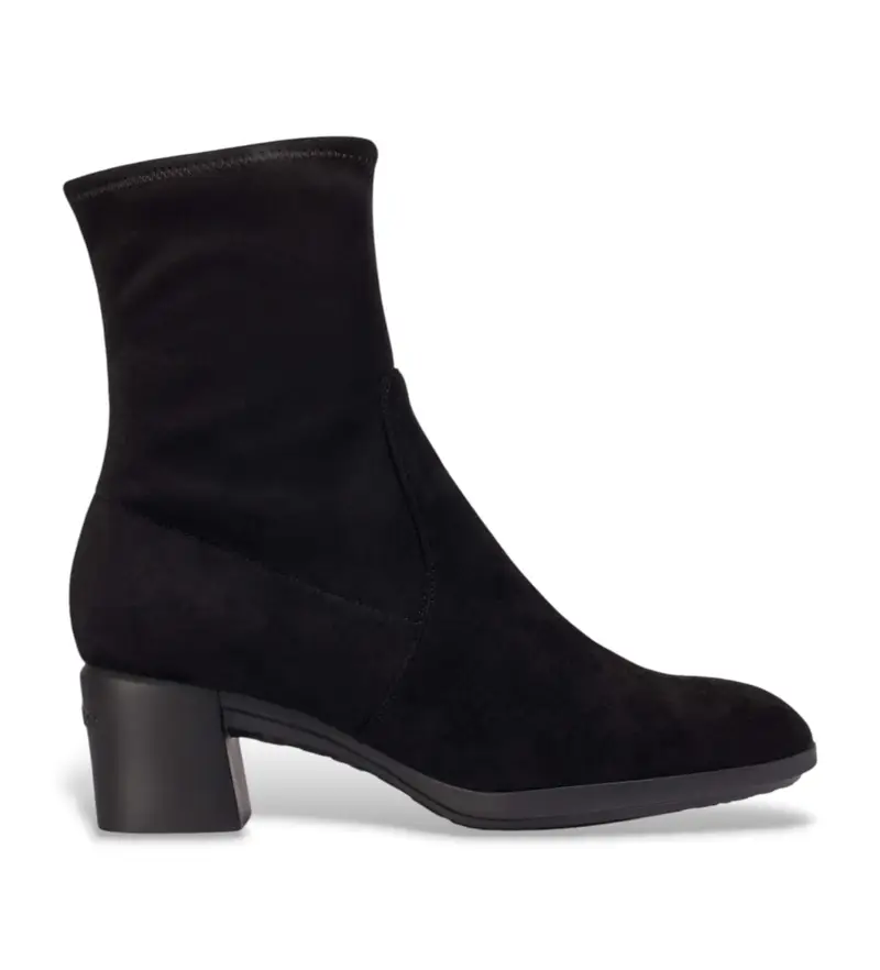 per donna. H-6706 Stivaletti in pelle nera Reghost 06 (36), Nero, 3 a 5cm, Cerniera, Casual
